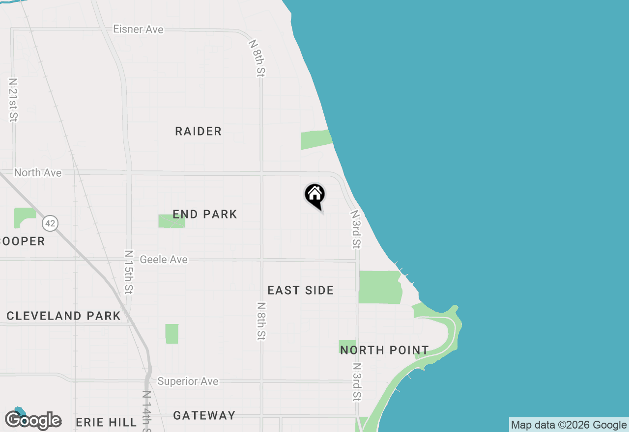 Map of 2430 N 5th St, Sheboygan, WI 53083