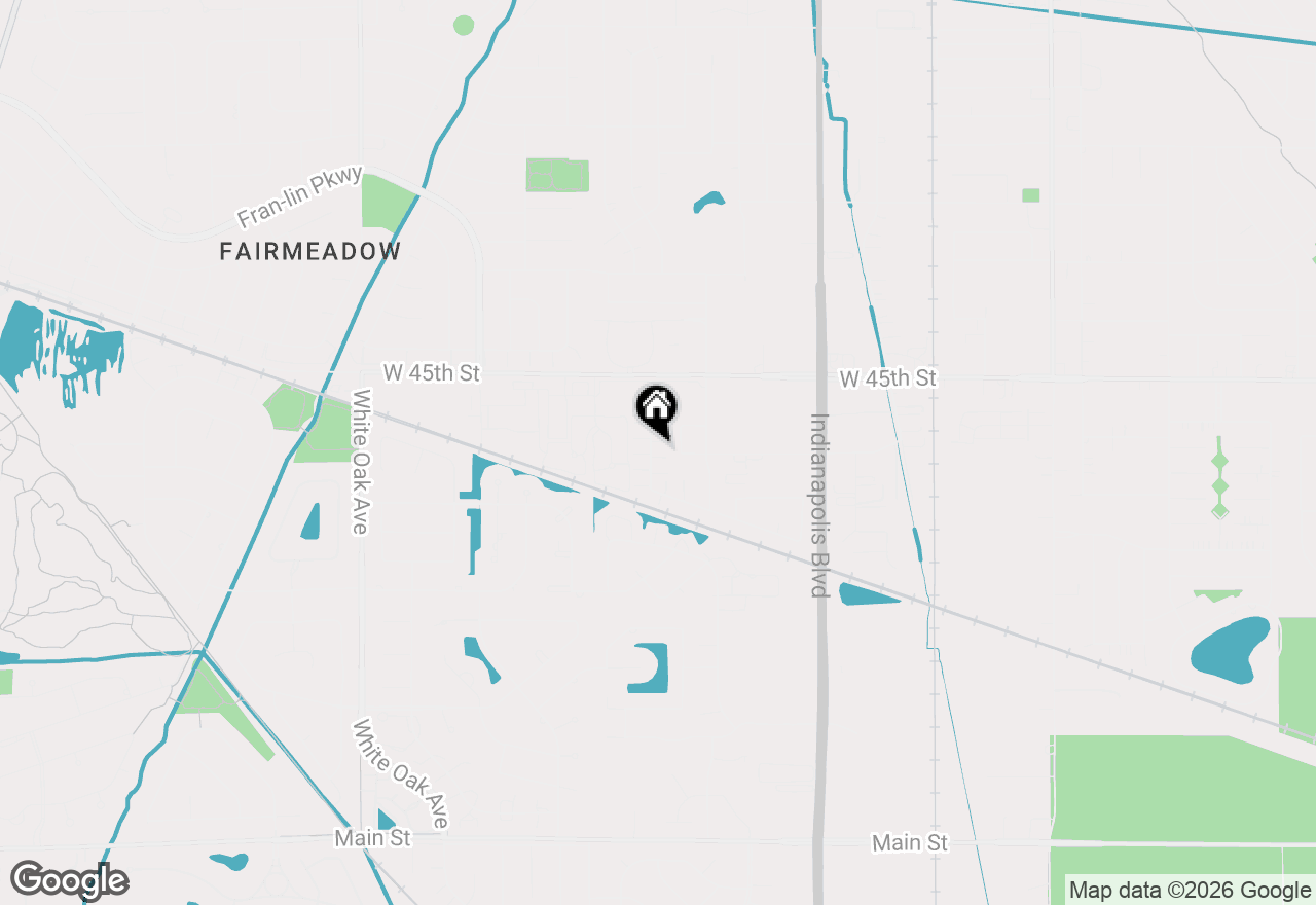 Map of 9806 Parkway Drive, Highland, IN 46322