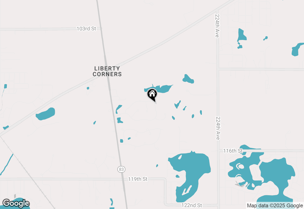 Map of 23305 111th St, Trevor, WI 53179