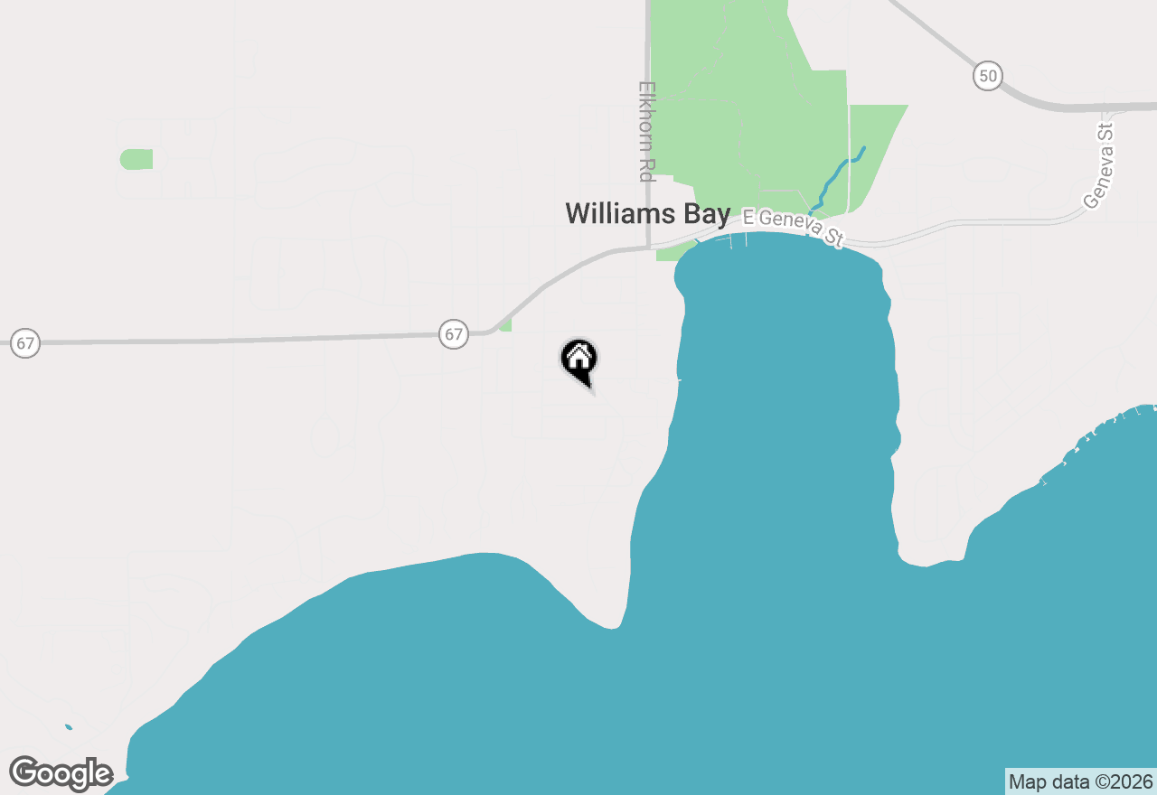 Map of 82 Jewell Dr, Williams Bay, WI 53191