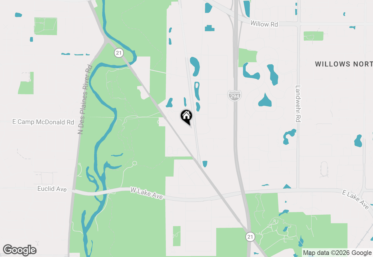 Map of 3850 S Parkway Drive #1G, Northbrook, IL 60062