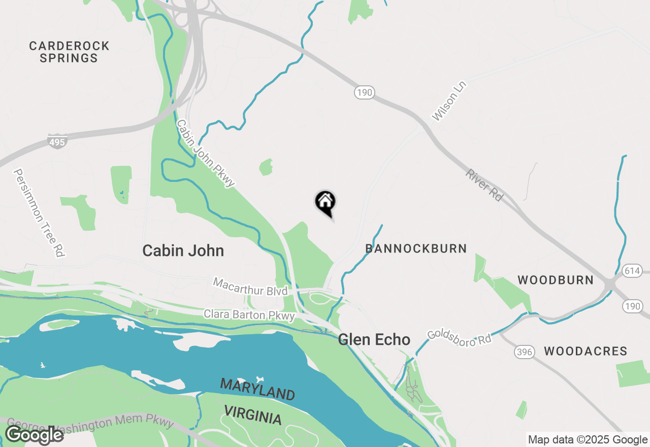 Map of 6707 Broxburn Drive, Bethesda, MD 20817