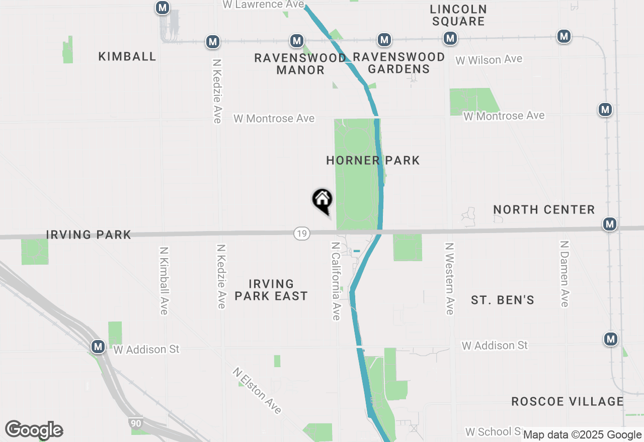 Map of 4023 N Mozart Street #3, Chicago, IL 60618