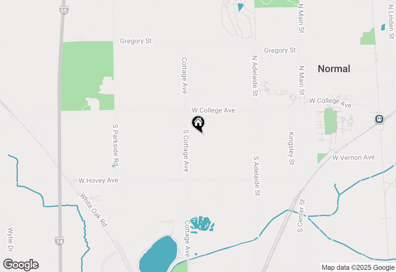 Map of 305 Highpoint Road, Normal, IL 61761