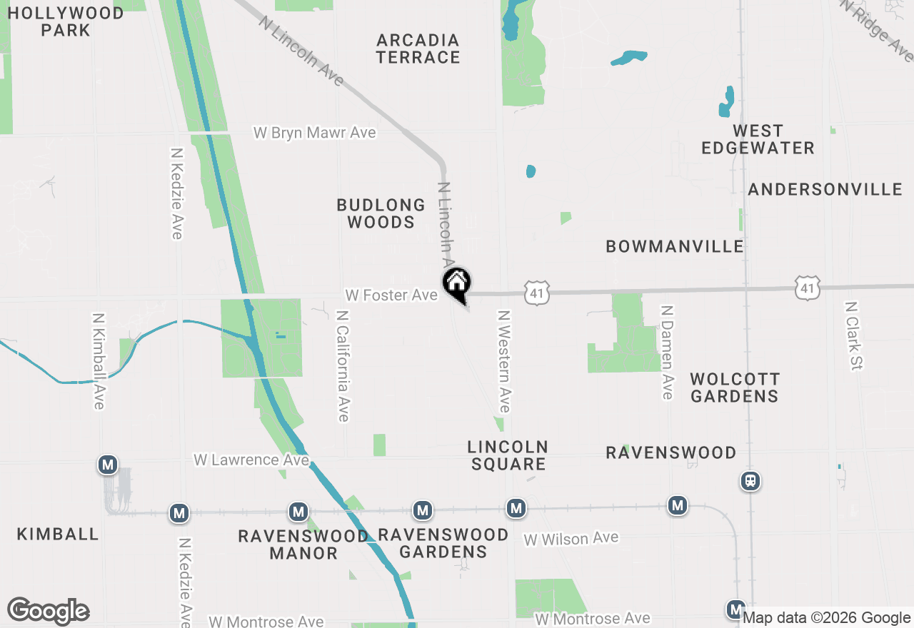Map of 5131 N Lincoln Avenue #301, Chicago, IL 60625