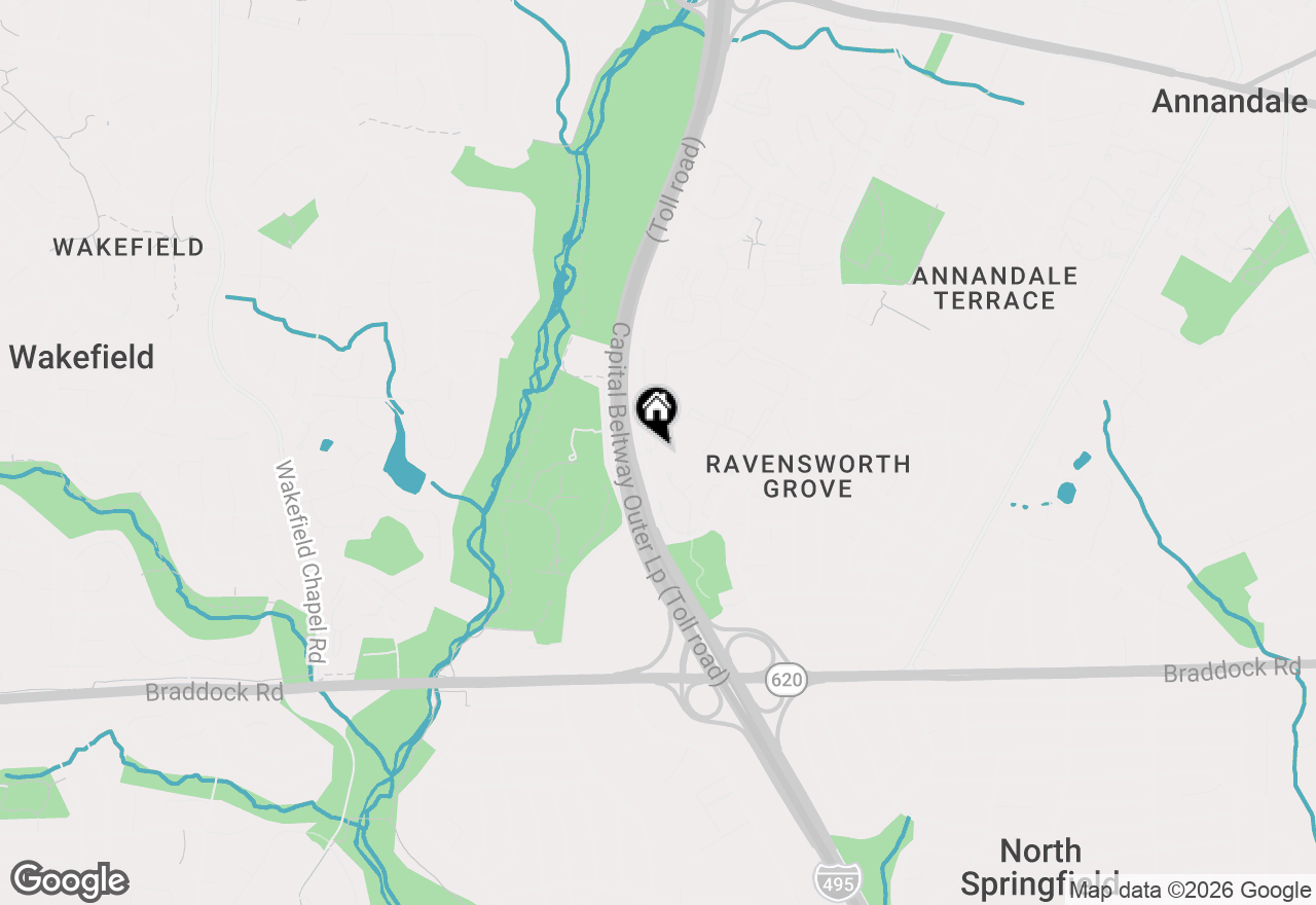 Map of 4923 Casimir Street, Annandale, VA 22003