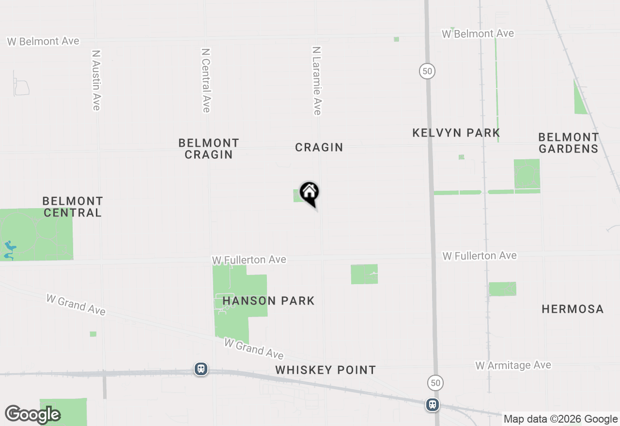 Map of 5224 W Deming Place, Chicago, IL 60639