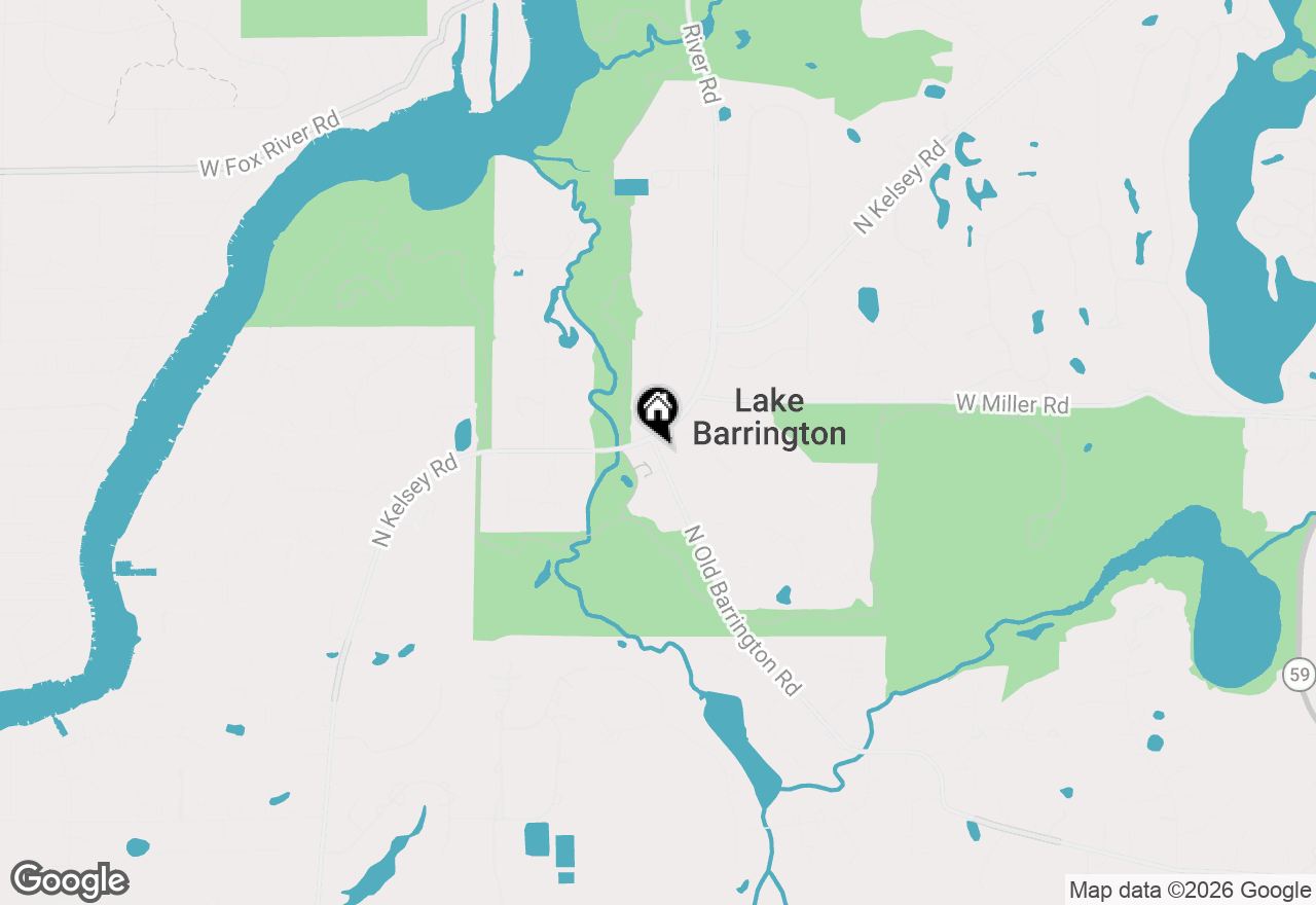 Map of 450 Woodview Road, Lake Barrington, IL 60010