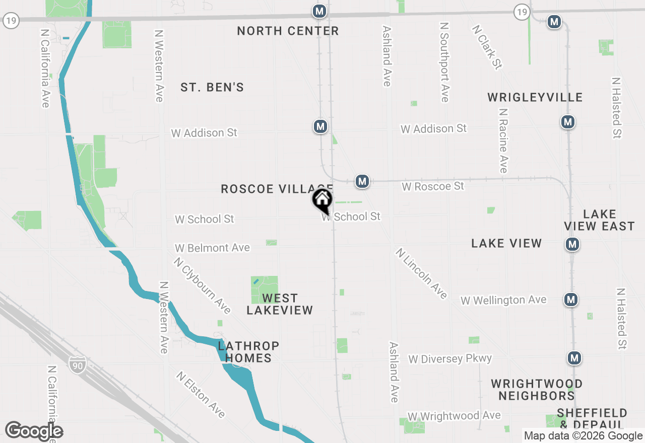 Map of 1815 W School Street, Chicago, IL 60657