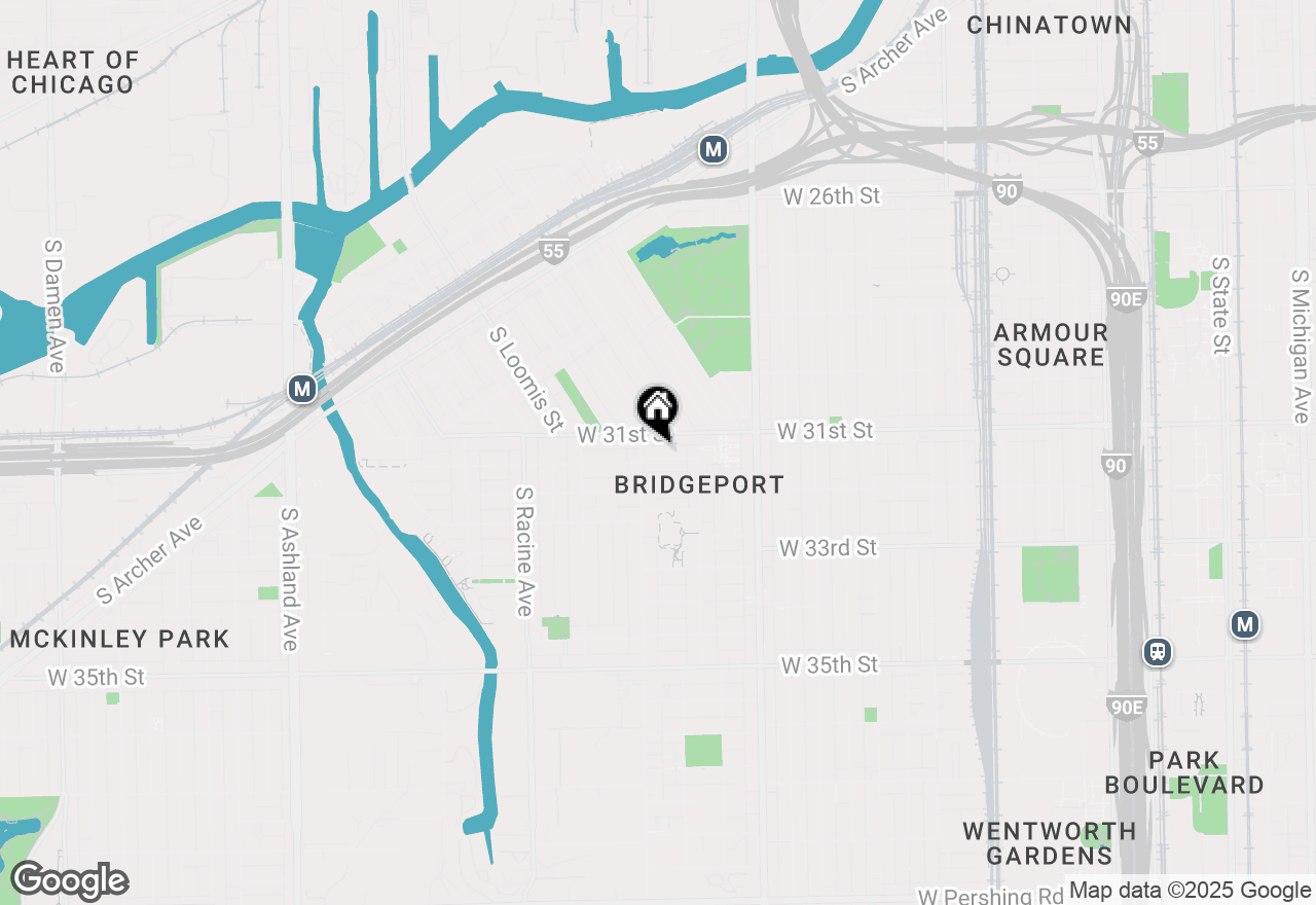Map of 940 W 31st Place, Chicago, IL 60608