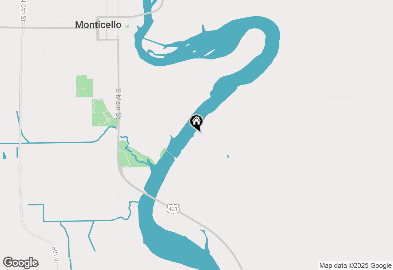 Map of 12702 N 1225 W, Monticello, IN 47960