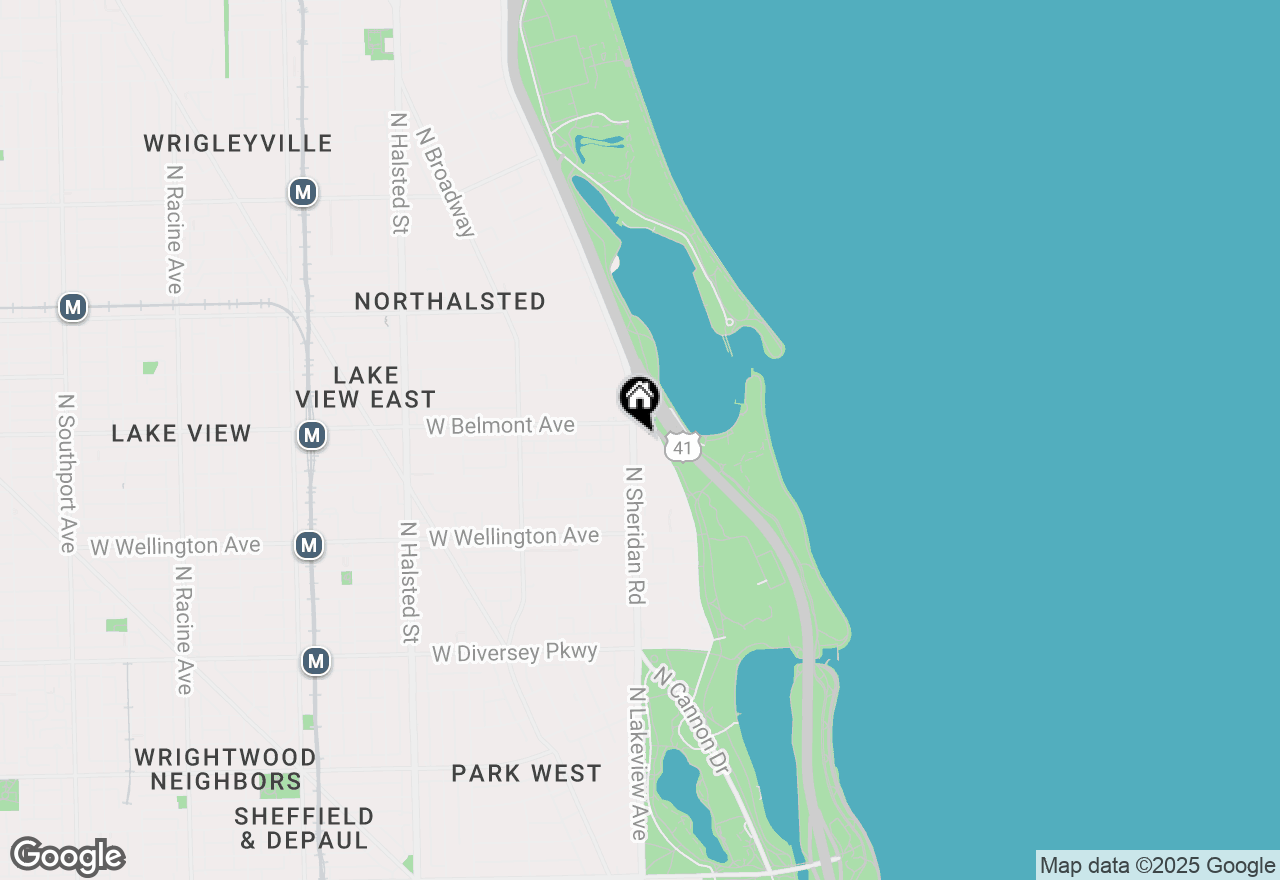 Map of (Address confidential), Chicago, Illinois 60657