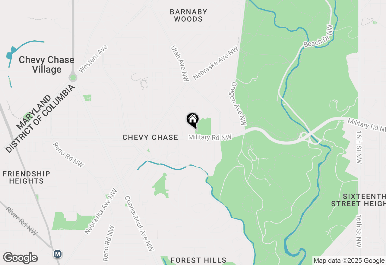 Map of 5410 30th Street Nw, Washington, DC 20015