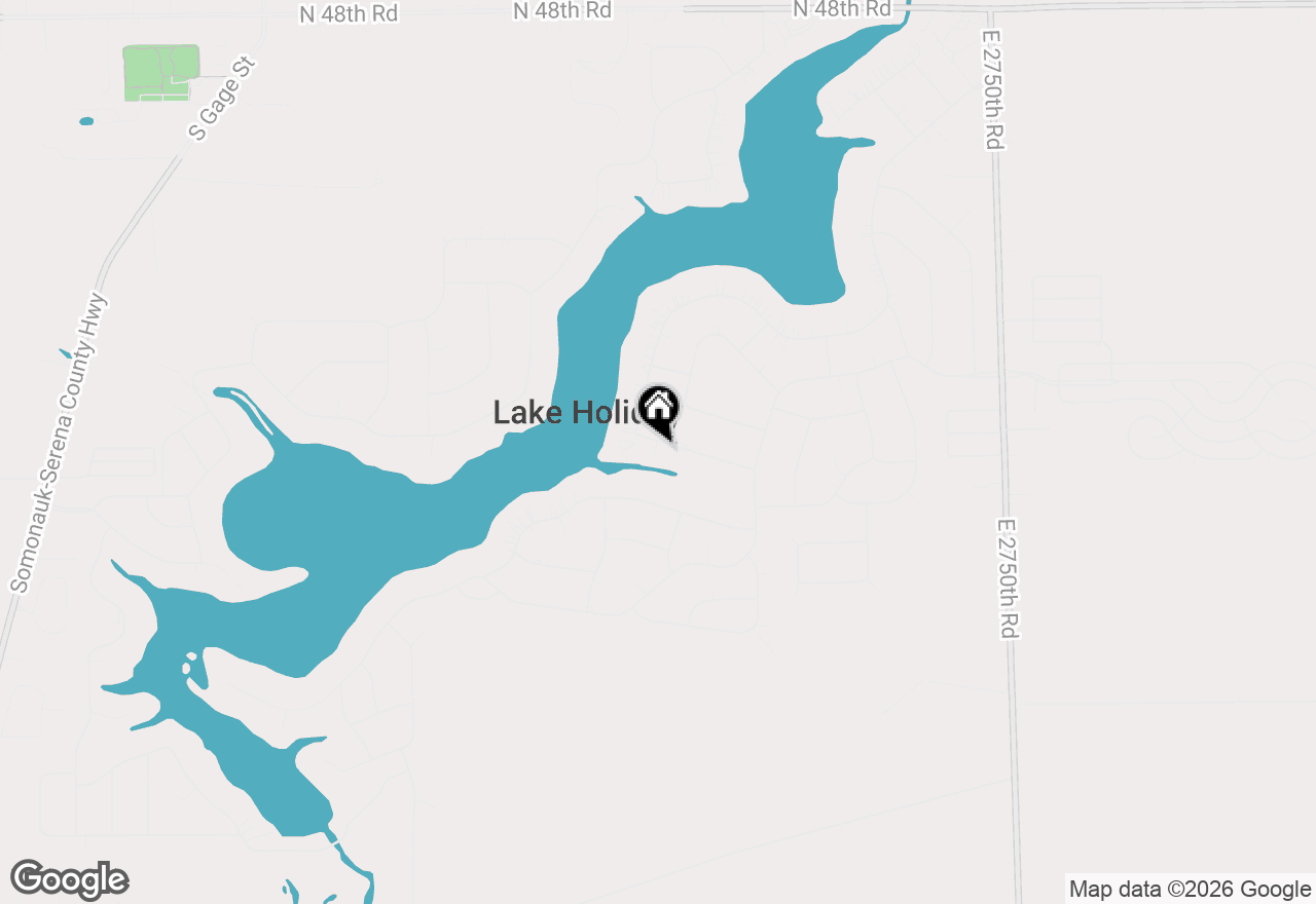 Map of 1598 Lake Holiday Drive, Lake Holiday, IL 60548