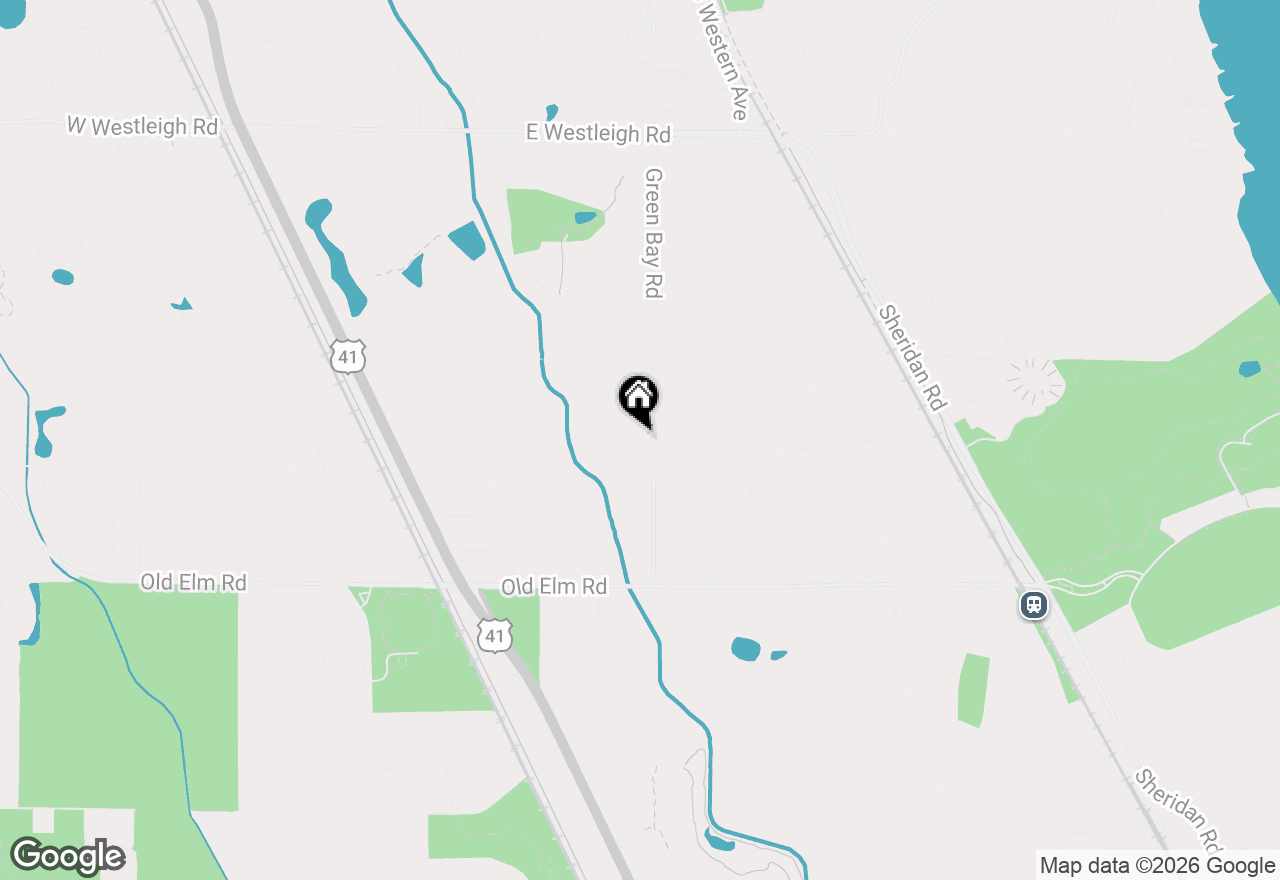 Map of 948 S Green Bay Road, Lake Forest, IL 60045