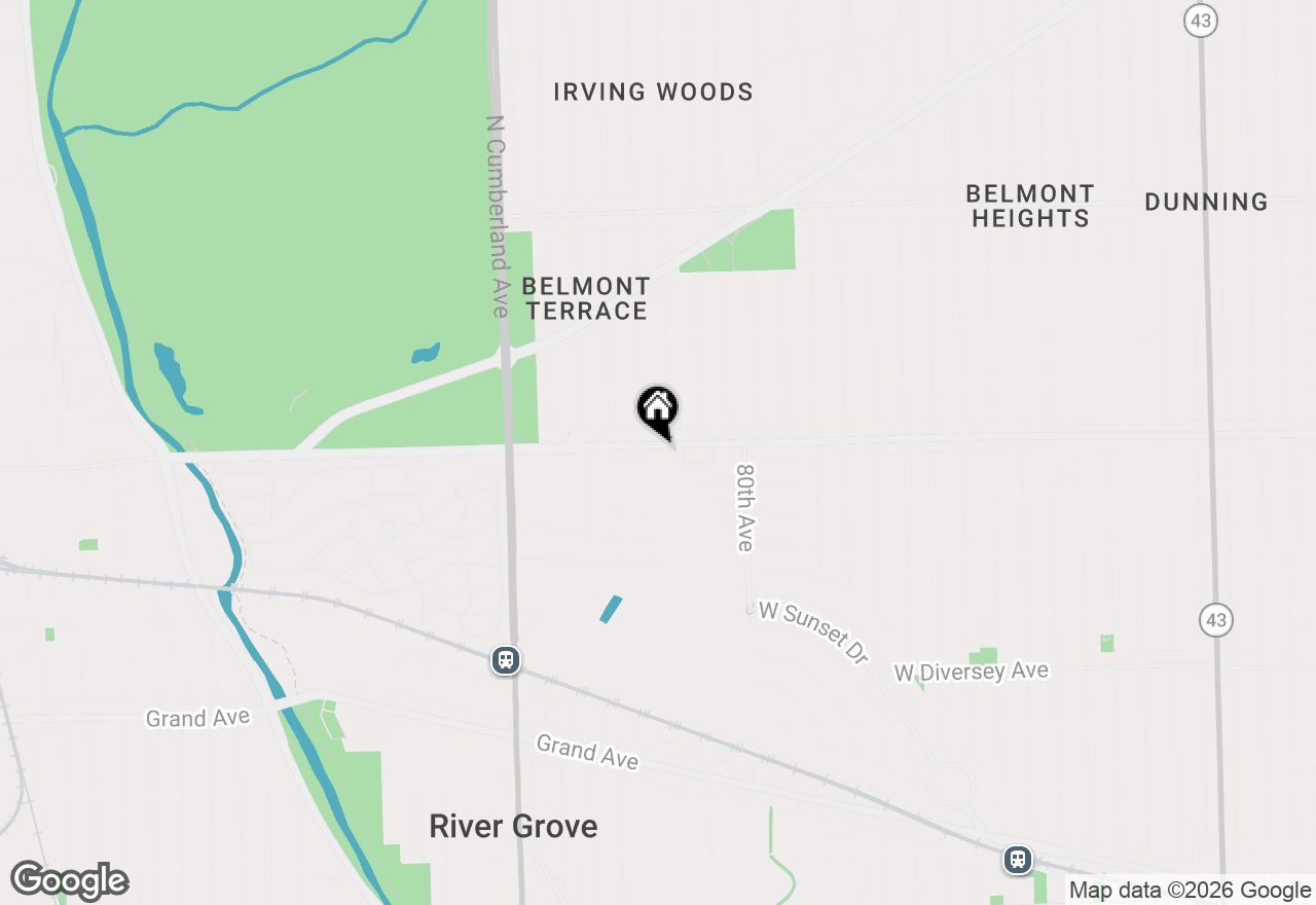 Map of 3161 Paris Avenue #103, River Grove, IL 60171