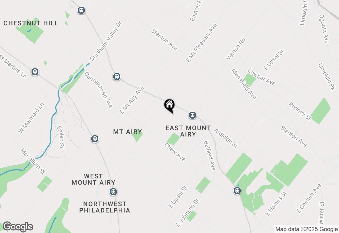 Map of 345 E Gorgas Lane, Philadelphia, PA 19119