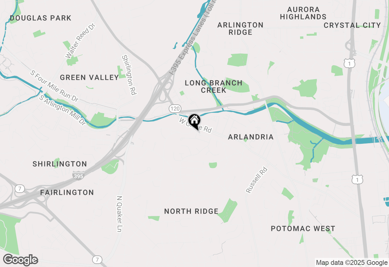 Map of 1000 Valley Drive, Alexandria, VA 22302