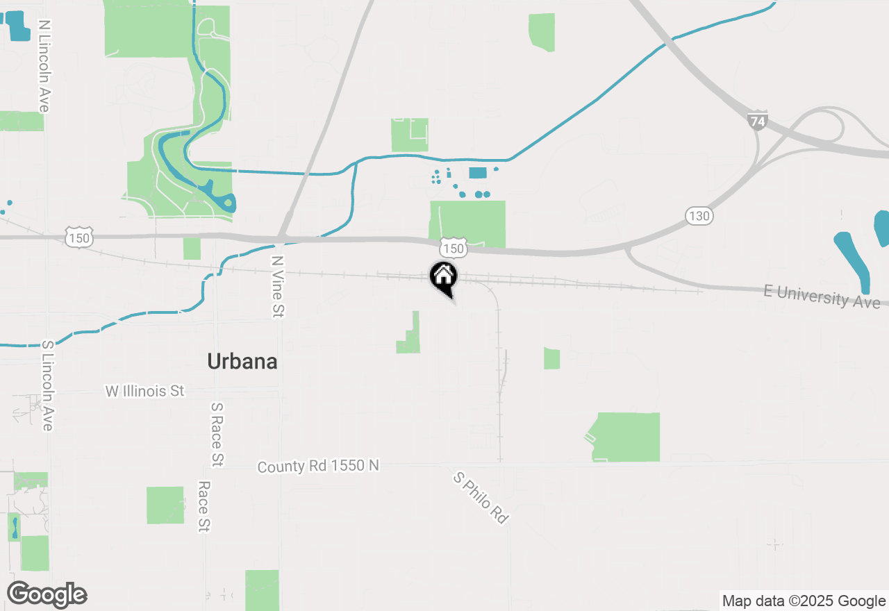 Map of 1108 East Main Street, Urbana, IL 61802