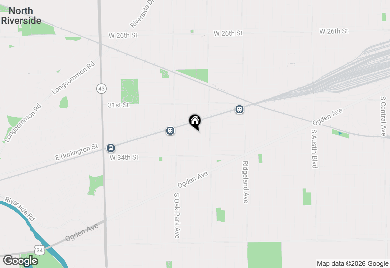 Map of 3239 Wesley Avenue, Berwyn, IL 60402
