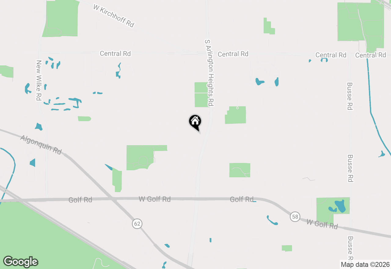 Map of 4 E Noyes Drive, Arlington Heights, IL 60005