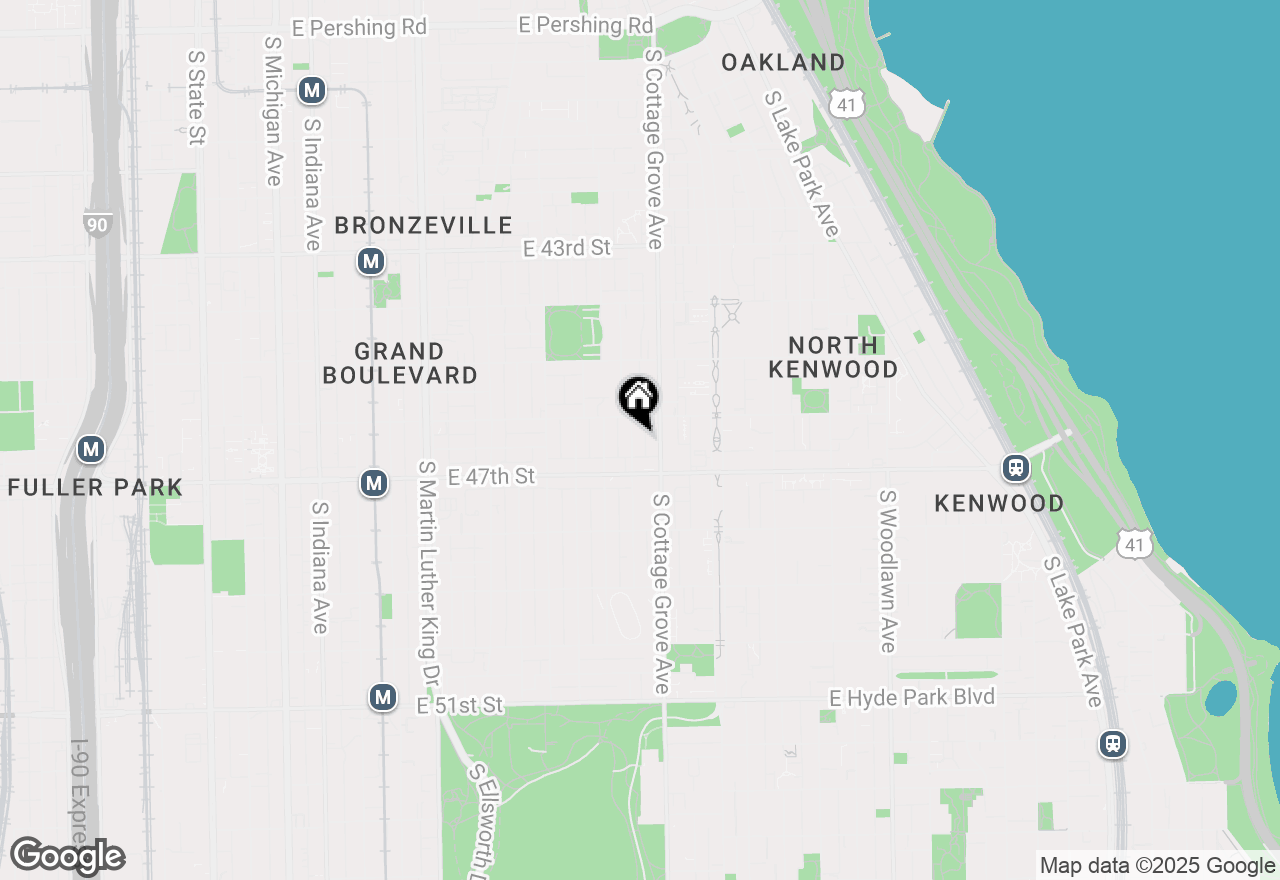 Map of 4623 S Evans Avenue #2, Chicago, IL 60653