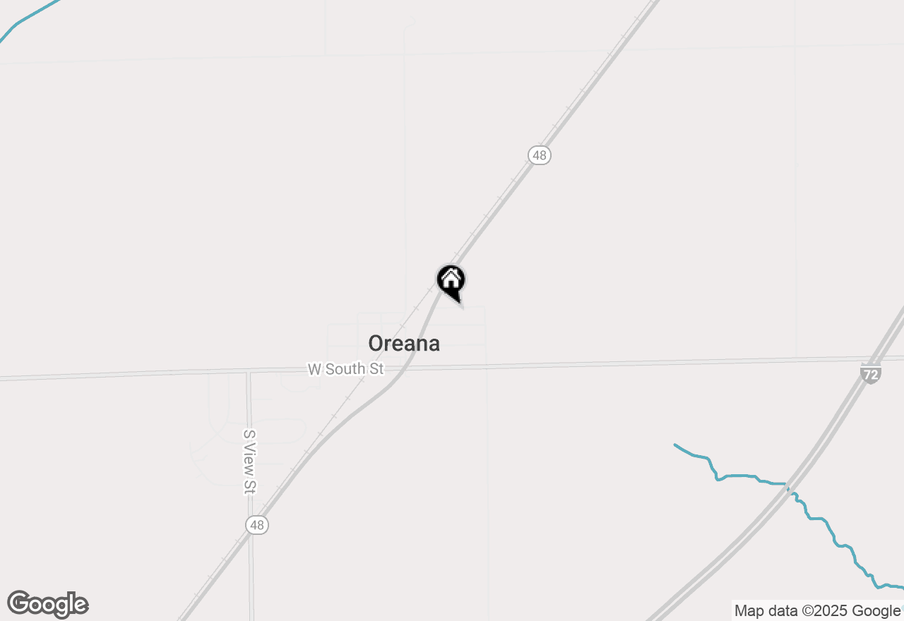 Map of 115 Burgess Street, Oreana, IL 62554