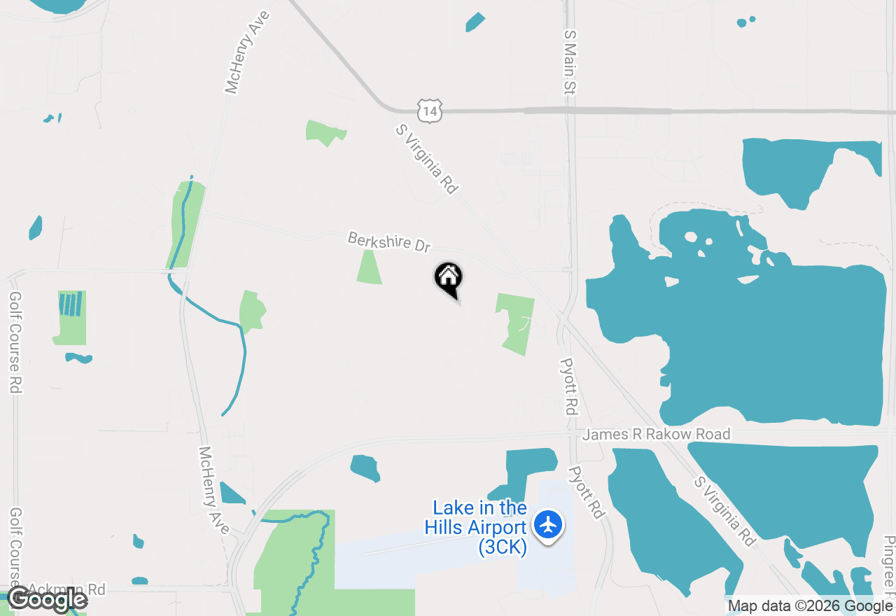 Map of 85 Sherbon Lane, Crystal Lake, IL 60014