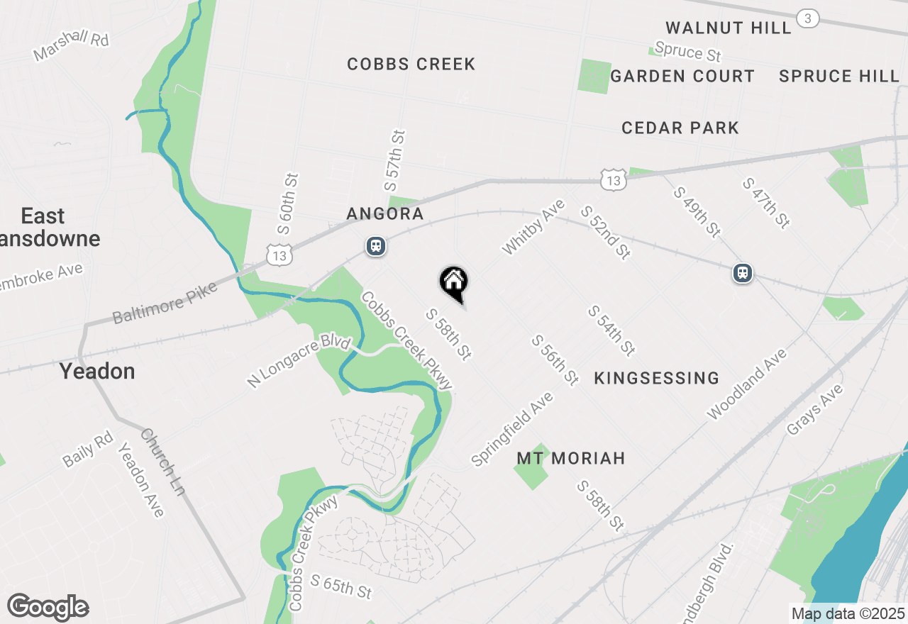 Map of 5715 Malcolm Street, Philadelphia, PA 19143