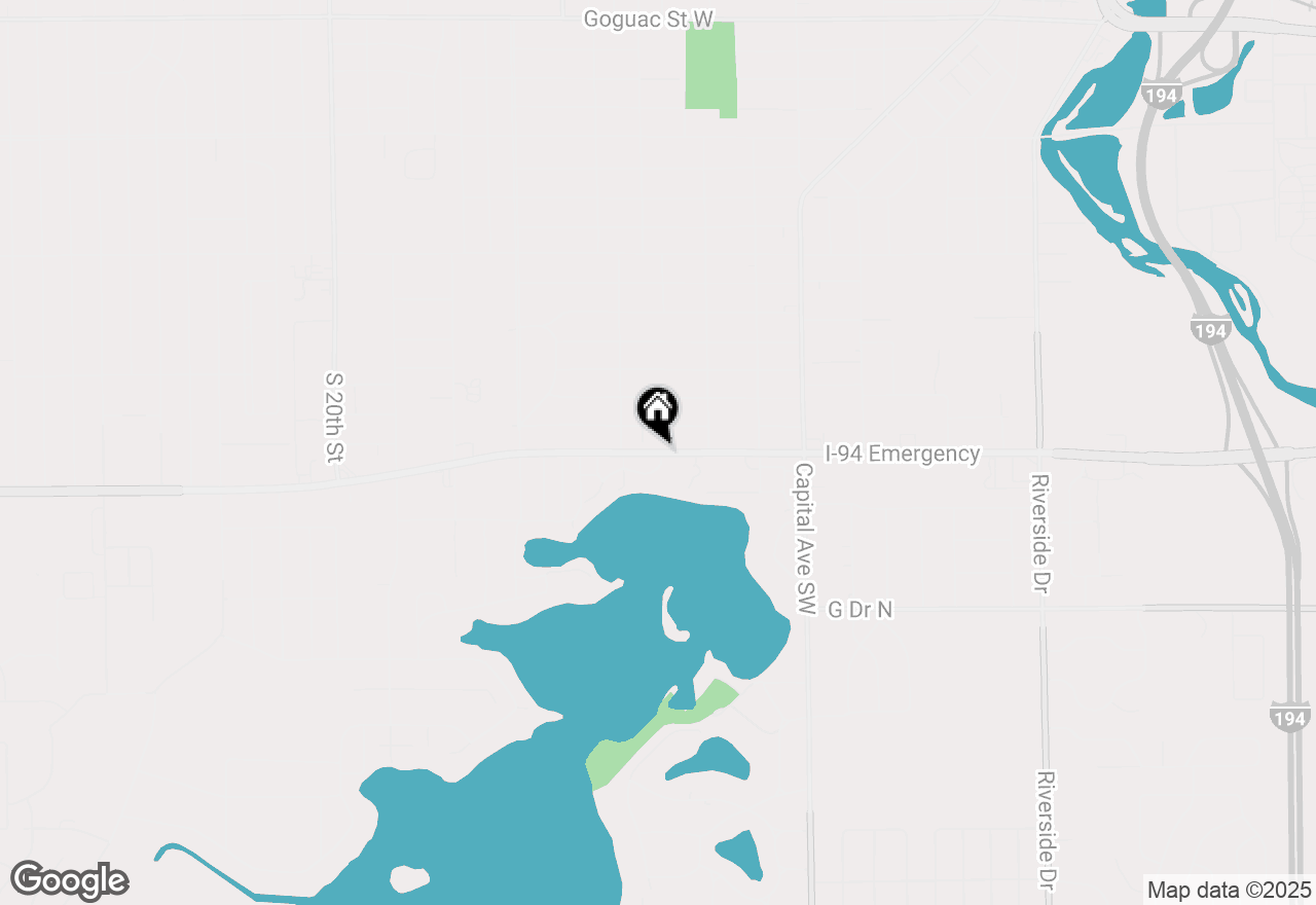 Map of 410 W Columbia Avenue, Battle Creek, MI 49015