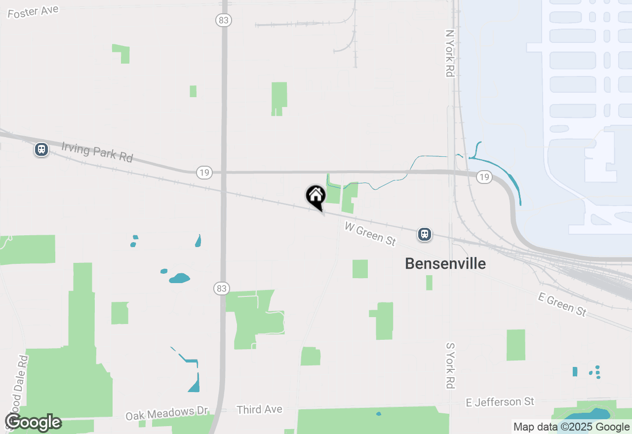 Map of 817 W Green Street, Bensenville, IL 60106