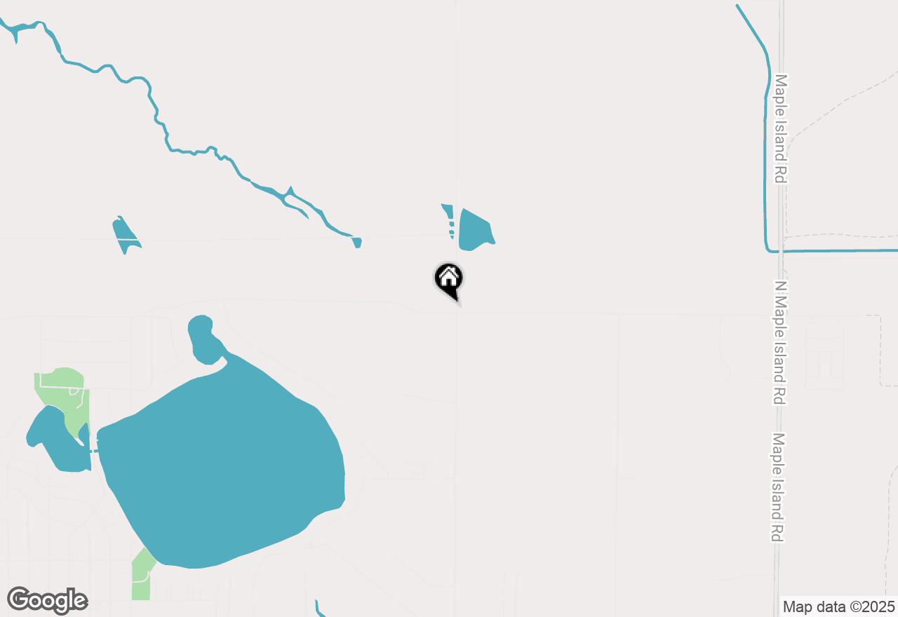 Map of 631 N Hilton Park Road, Muskegon, MI 49442