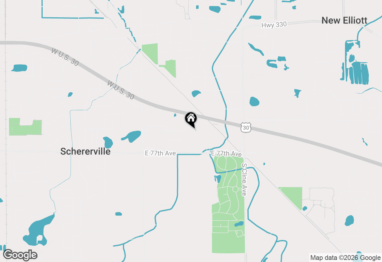 Map of 2242 Deerpath Drive W, Schererville, IN 46375