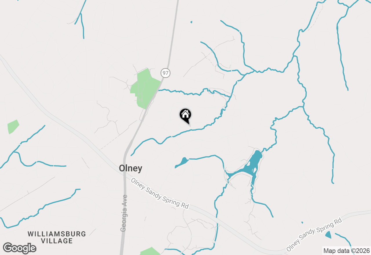 Map of 18612 Clovercrest Circle, Olney, MD 20832