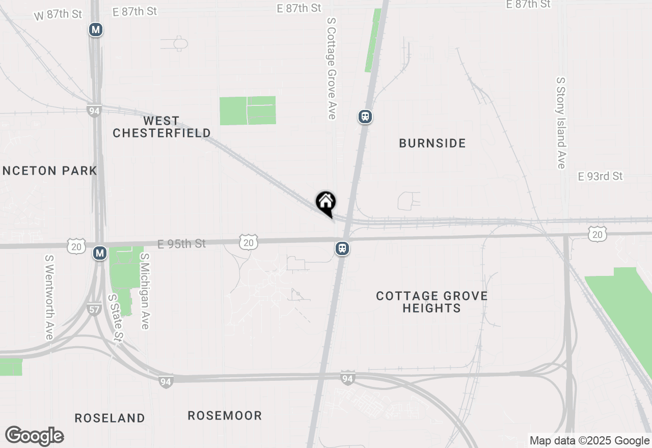 Map of 9433 S Burnside Avenue, Chicago, IL 60619