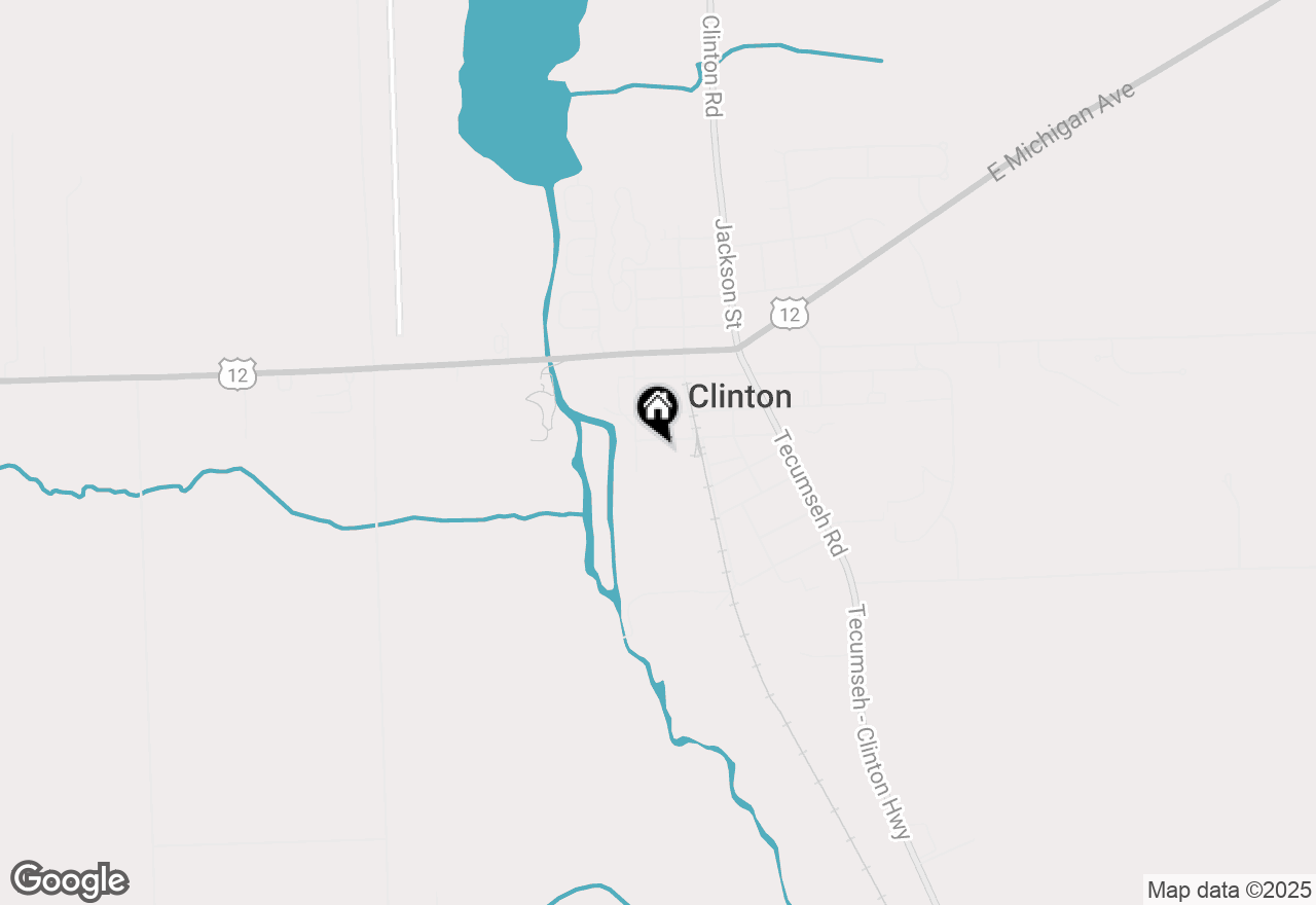 Map of 317 Clark Street, Clinton, MI 49236