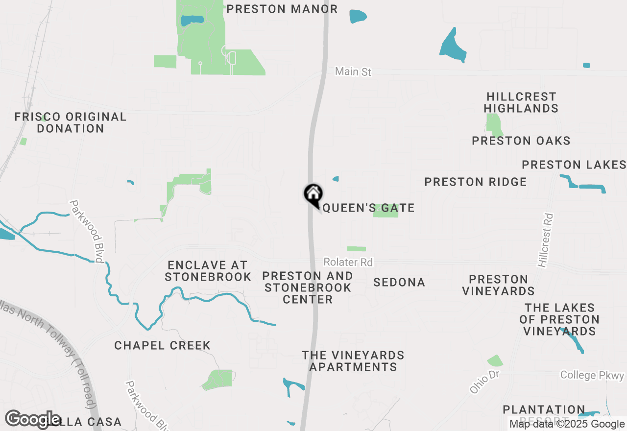 Map of 7700 Preston Road #101, Frisco, TX 75034