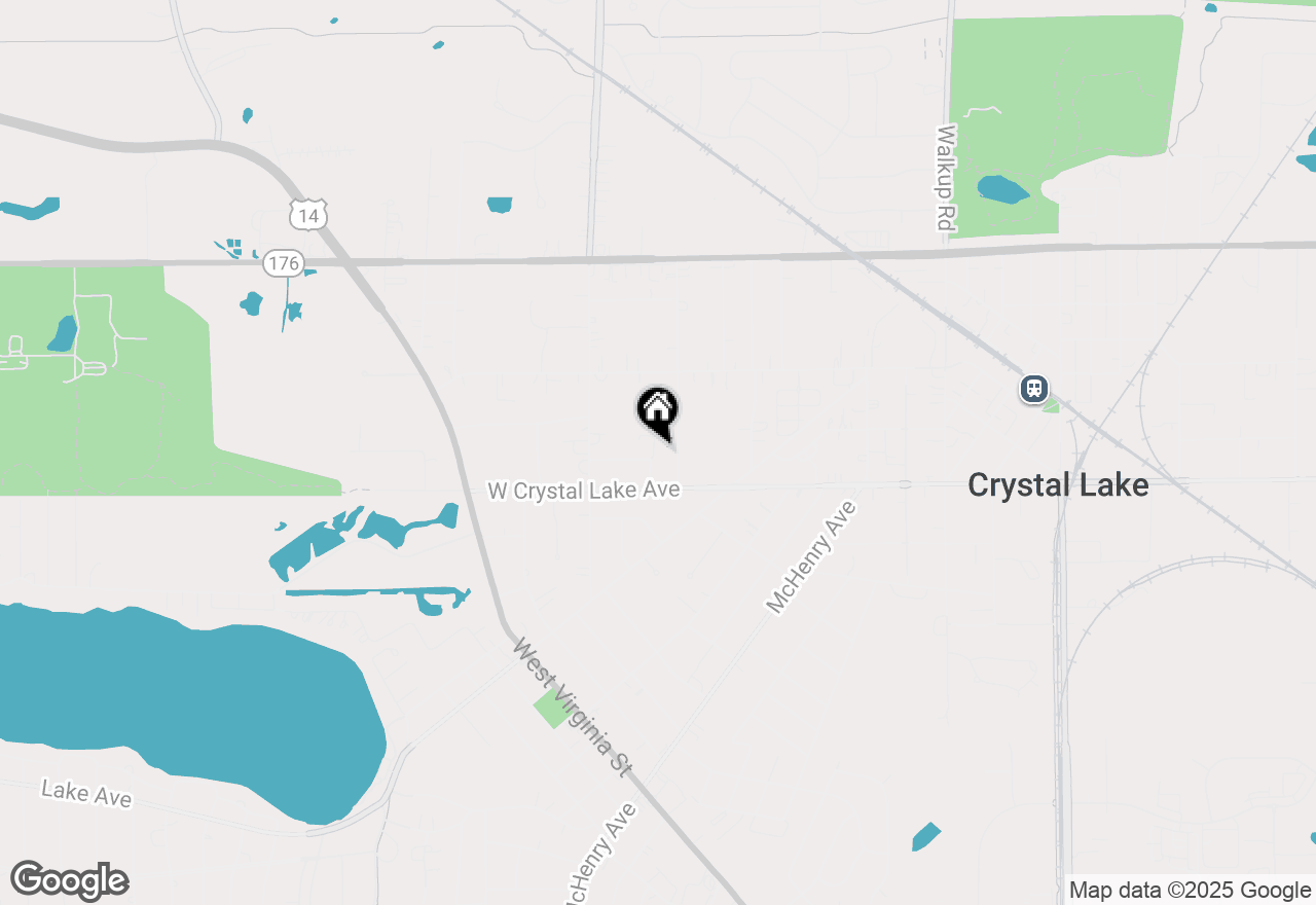 Map of 45 Francis Avenue, Crystal Lake, IL 60014