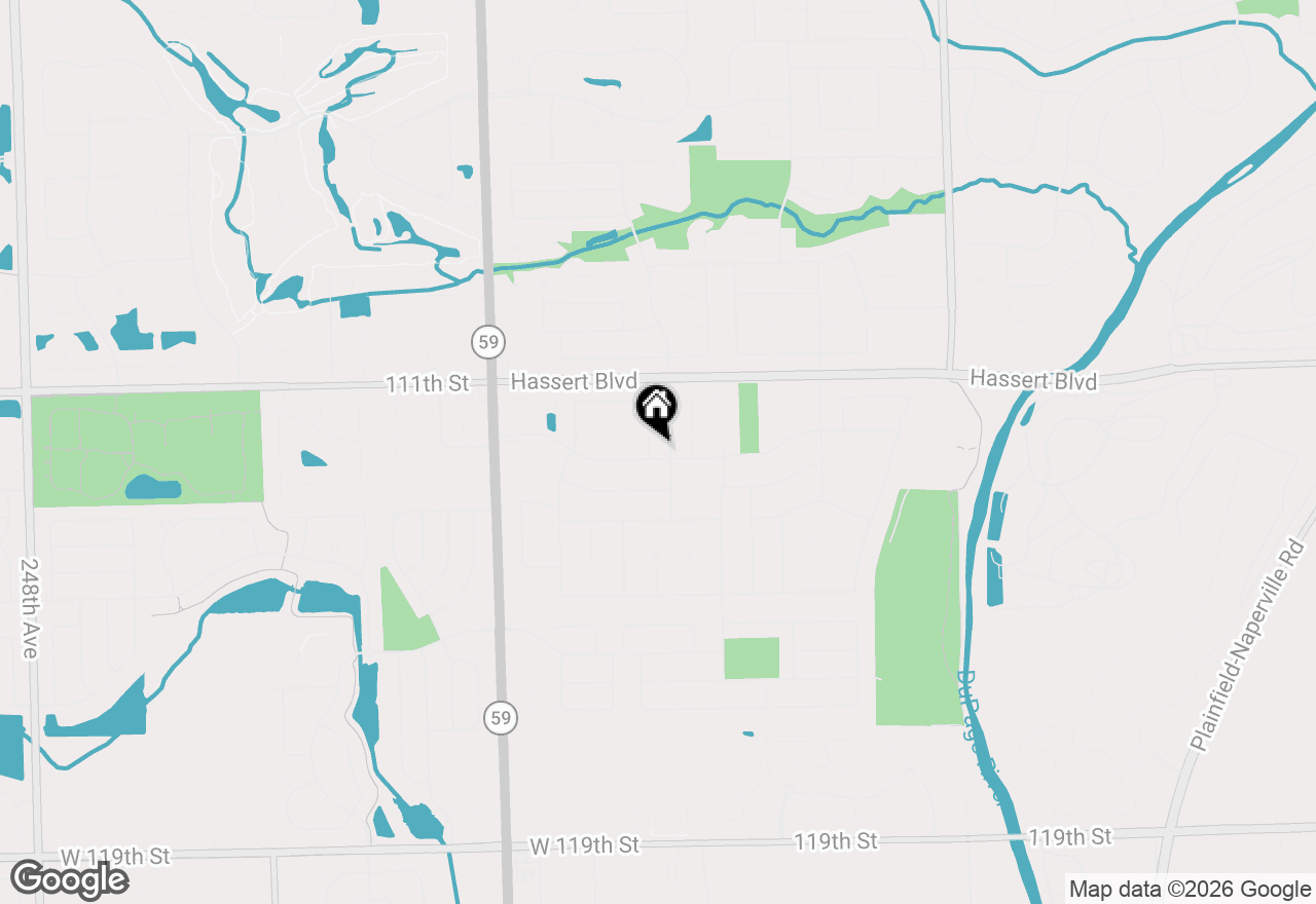 Map of 5003 Prairie Sage Lane, Naperville, IL 60564