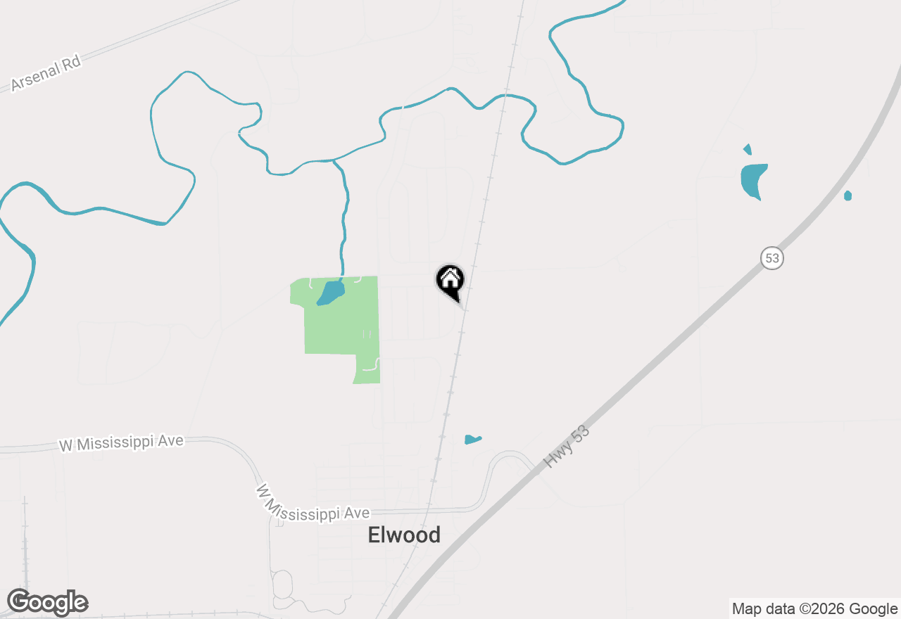 Map of 821 Wyndstone Drive, Elwood, IL 60421