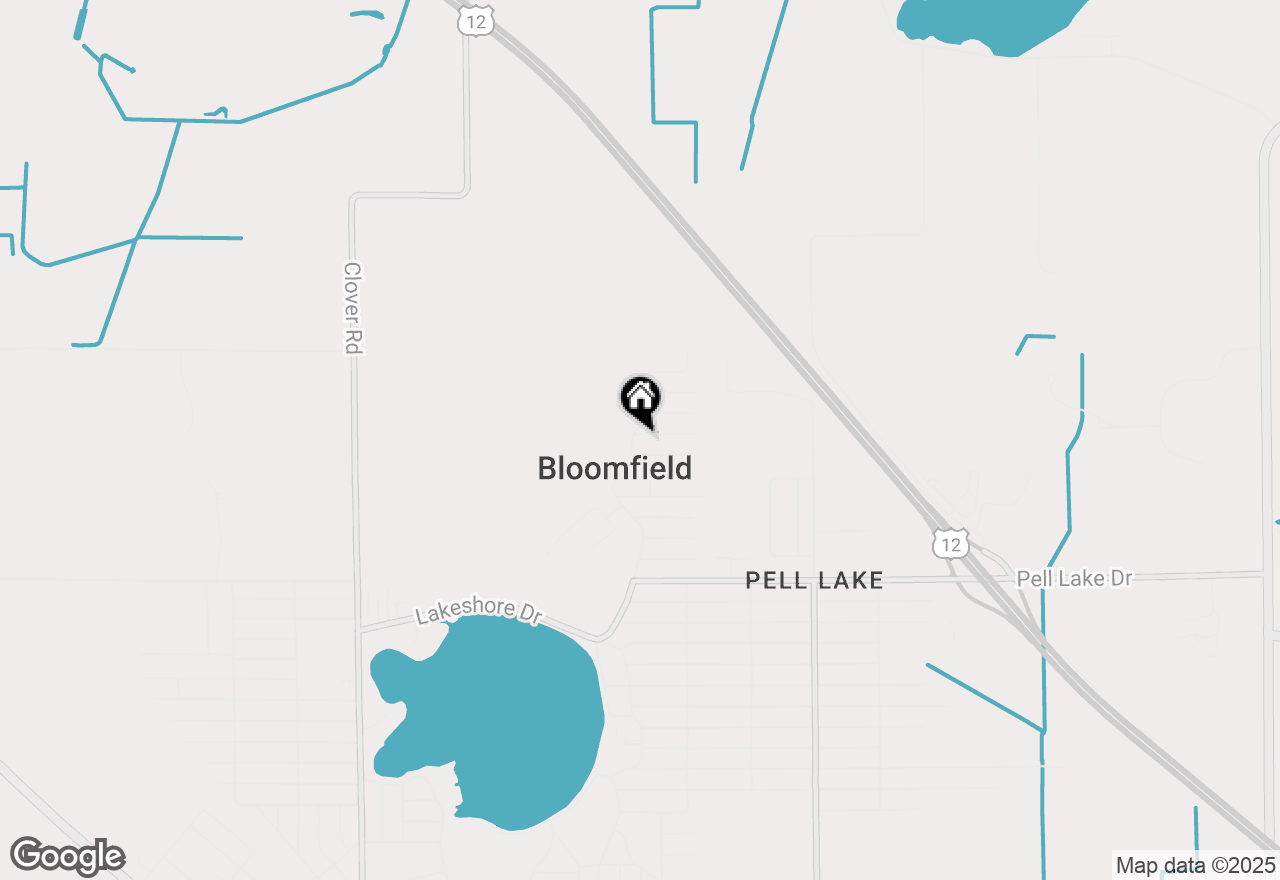 Map of N1622 Orchid Dr, Genoa City, WI 53128