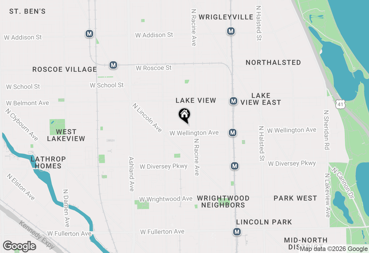 Map of 1243 W Nelson Street, Chicago, IL 60657