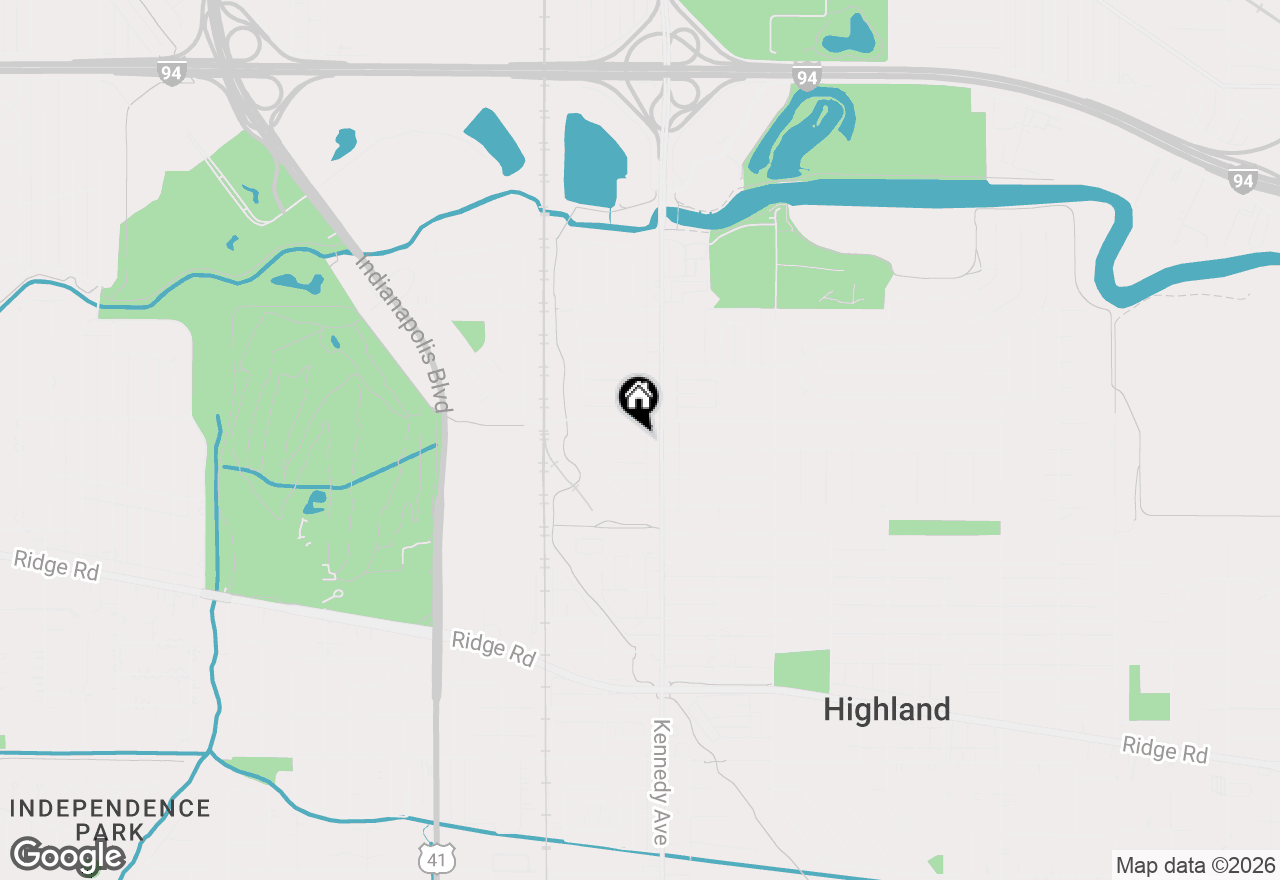 Map of 2731 Strong Street, Highland, IN 46322