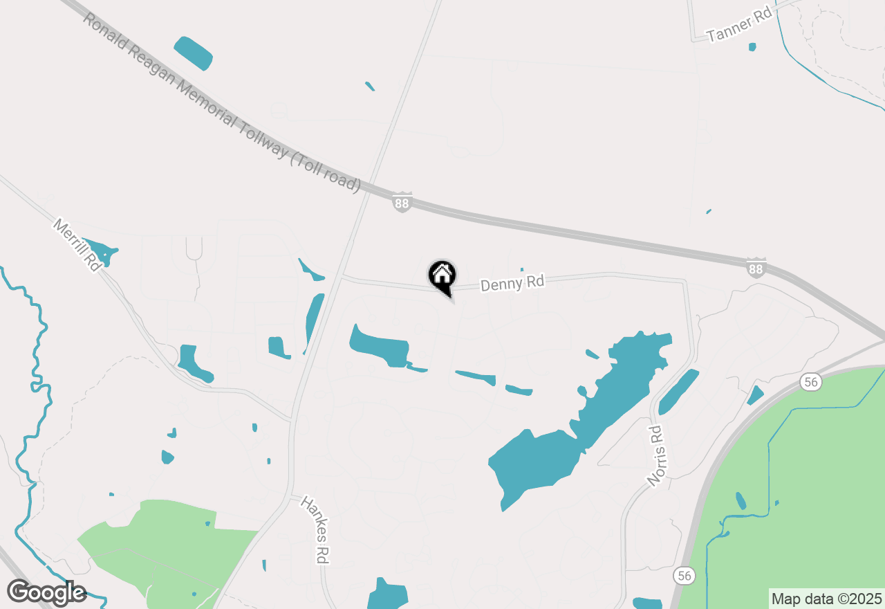 Map of 819 Queens Gate Circle, Sugar Grove, IL 60554