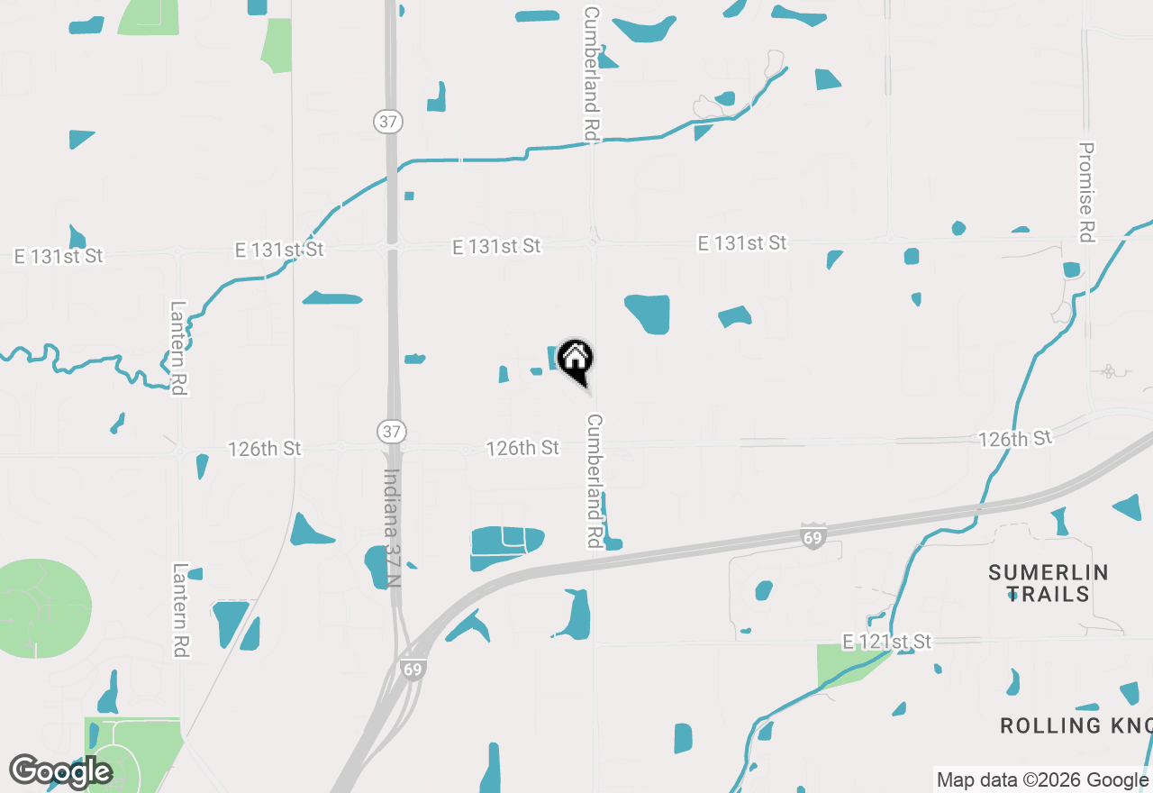 Map of 12791 Longleaf Lane, Fishers, IN 46038