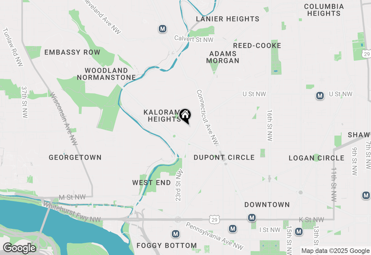 Map of 1716 22nd Street Nw, Washington, DC 20008