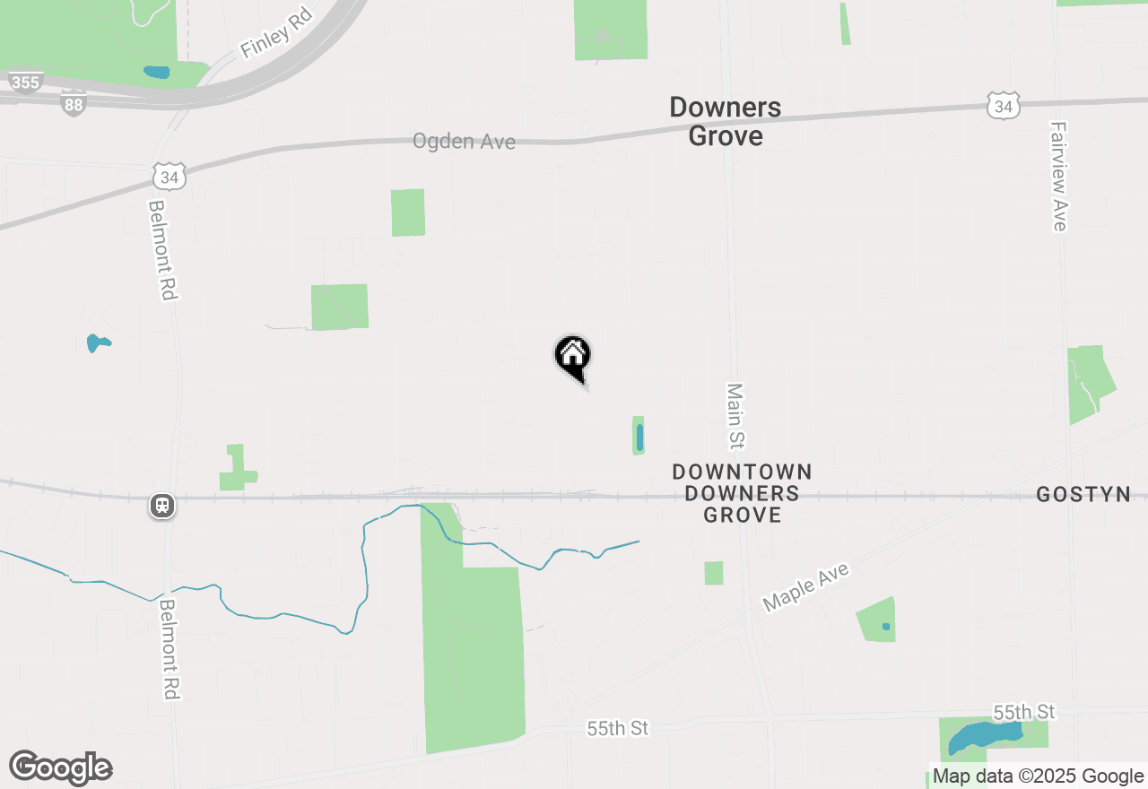 Map of 4816 Oakwood Avenue, Downers Grove, IL 60515