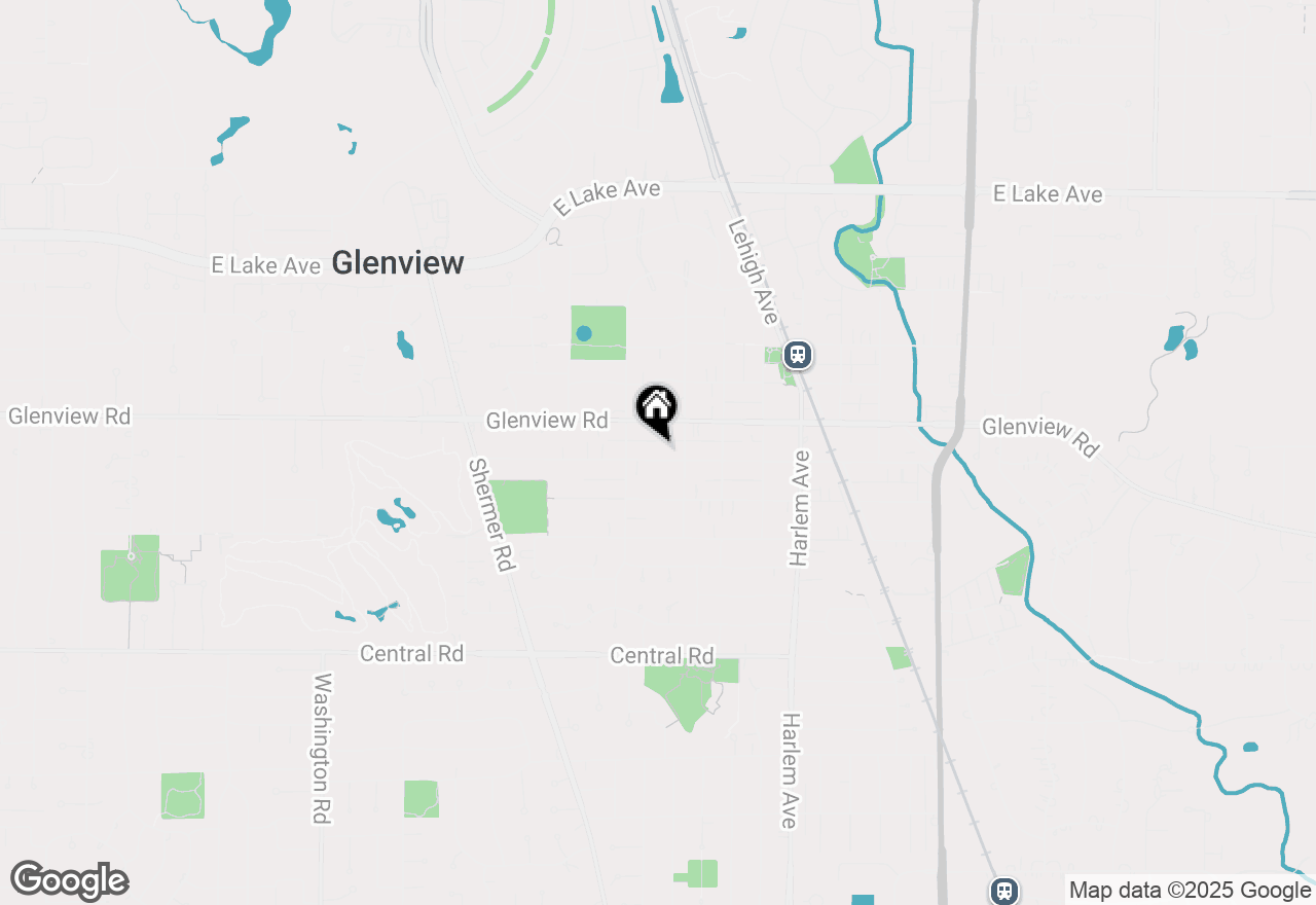 Map of 2122 Dewes Street, Glenview, IL 60025