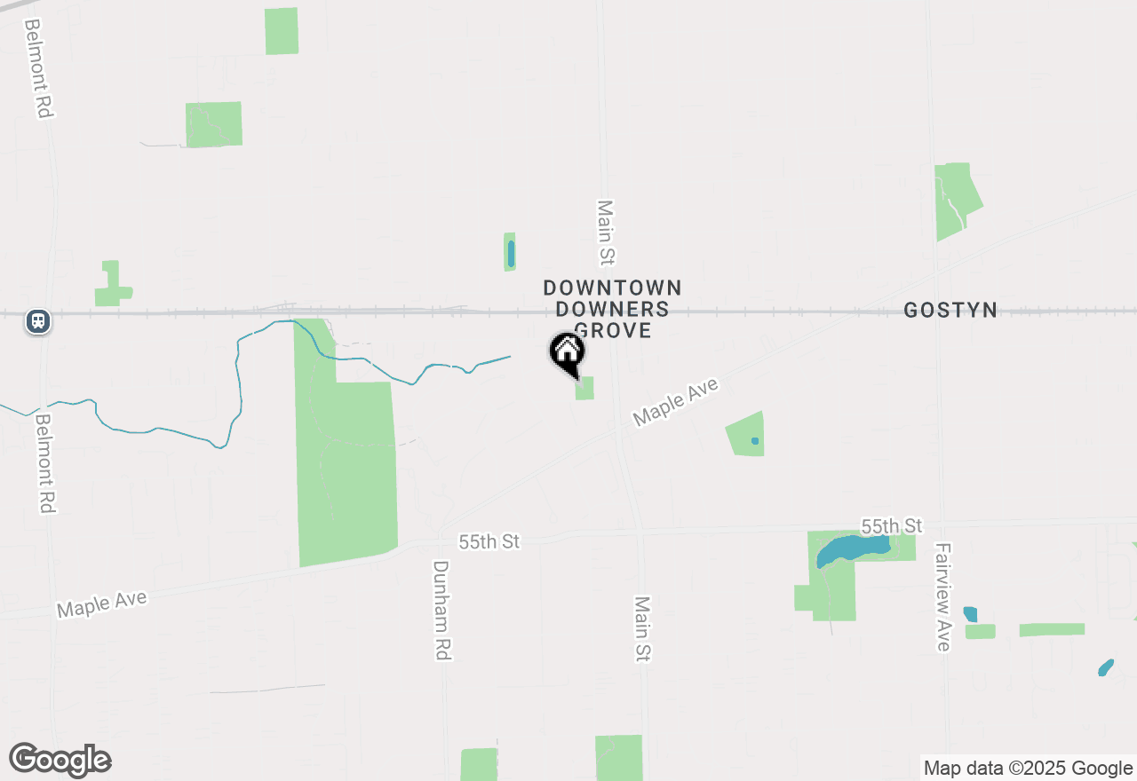 Map of 1110 Grove Street #4H, Downers Grove, IL 60515