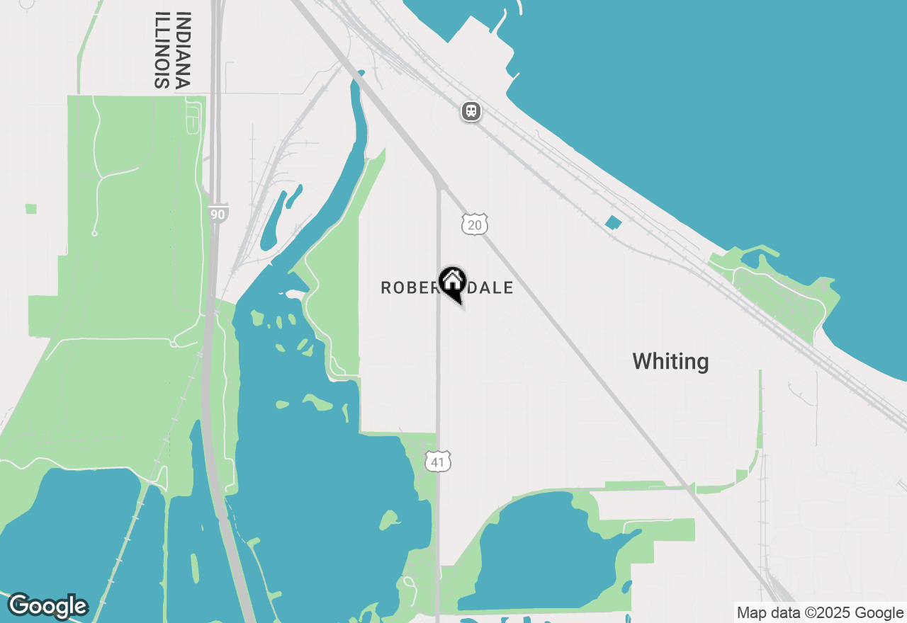 Map of 1726 Davis Avenue, Whiting, IN 46394